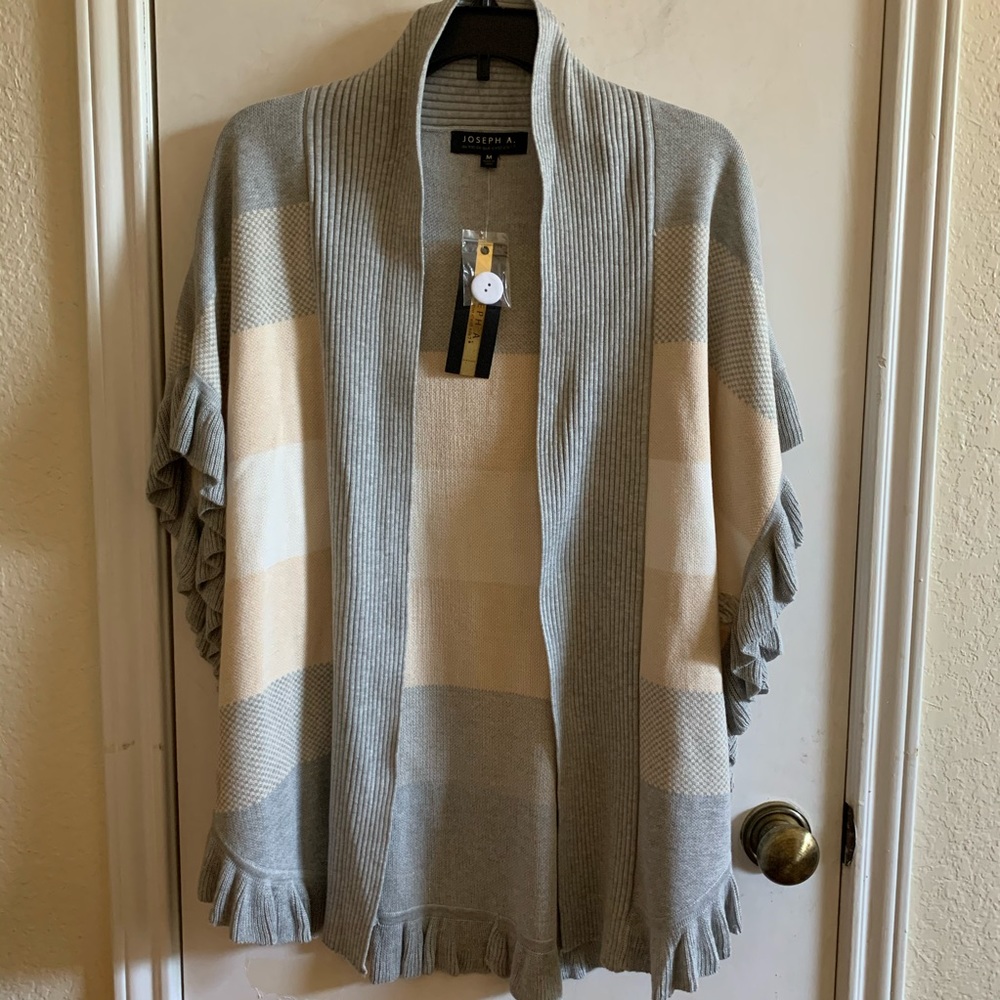 NWT Joseph A open cardigan size M